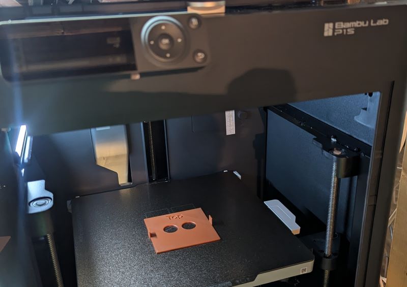 Elby face template on 3D printer