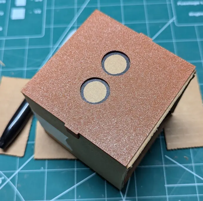 Elby template on box