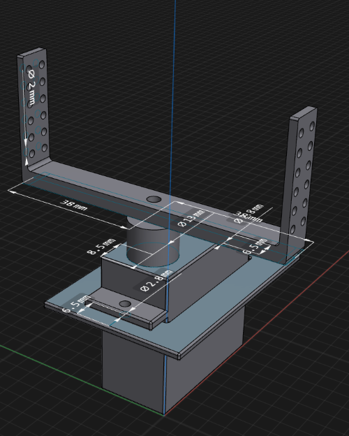 Mock servo assembly drawing
